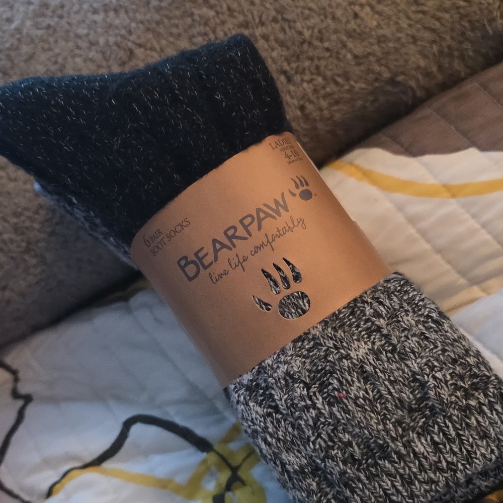 BearPaw Women's Boot Socks - 6 Pack